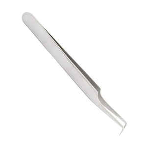 Pince à cils diamantée en acier inoxydable testée à la main/pince à cils Volume à angle de 90 degrés - Product Image 3