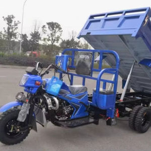 Tricycle à benne basculante hydraulique à essence à double essieu à 9 roues, tout neuf - Product Image 1