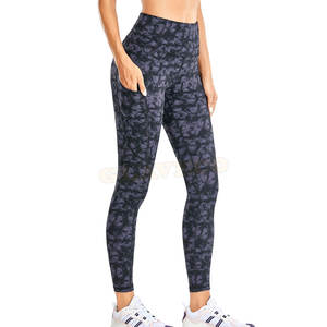 Best Selling Yoga Wear Latest Style Mid Waist Solid <b>Pattern</b> Sublimation <b>Legging</b> - Product Image 1