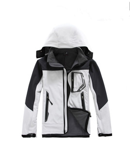 เสื้อแจ็คเก็ตกันฝนแบบซอฟต์เชลล์สำหรับผู้ชาย สั่งทำโลโก้ OEM  ลำลอง สำหรับกิจกรรมกลางแจ้ง เดินป่า ทำงาน กันน้ำ บุขน  แบบถัก ซิป  สำหรับฤดูหนาว - Product Image 6