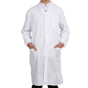 Bata de Laboratorio para Hombre, Elegante y Perfecta, de Manga Larga, para Hospital, Transpirable, Ligera, de Primera Calidad, Personalizable - Product Image 1