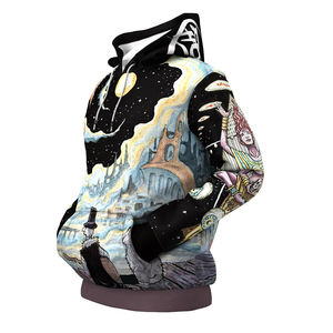 Vente en gros de sweatshirts de haute qualité en polaire personnalisée à sublimation Sweatshirts à capuche pour hommes Streetwear sweats à capuche personnalisés à sublimation - Product Image 3