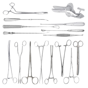 ALTA CALIDAD/OB/GYN INSTRUMENTOS/DILATAJE Y CURETAJE INSTRUMENTOS DE D & C JUEGO DE 24 PCS .. - Product Image 5