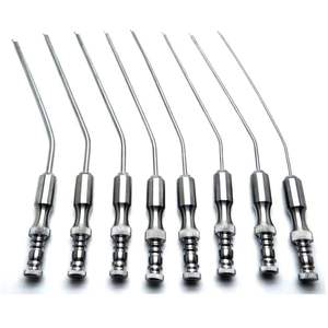 Lot de 8 tubes d'aspiration chirurgicaux Frazier de qualité supérieure (tailles 5 12) Instruments d'aspiration manuelle en acier inoxydable de haute qualité CE - Product Image 2