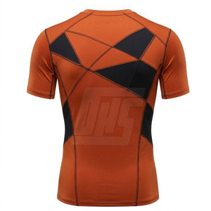 Latest <b>Men</b> <b>Compression</b> T-Shirts Short Sleeve Stretch Fitness <b>Top</b> Breathable Running Gym Workout Athletic - Product Image 2