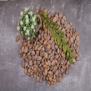 Beau décor de pierre naturelle de galets arc-en-ciel de petite taille pour le bureau à domicile extérieur et le parc améliorant la beauté de l'espace - Product Image 2