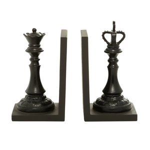 Elegant Antique Metal Bookends Classic Home Decor with Vintage <b>Inspired</b> Stylish Shelf Accessories - Product Image 2