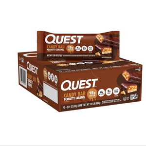 เควสท์ นิวทริชั่น โปรตีนบาร์ รสคาราเมลถั่วลิสง แพ็ค 12 ชิ้น - Product Image 1