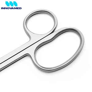 Tijeras para uñas de los pies con punta en ángulo Hecho de acero inoxidable Cuchillas afiladas de precisión de 18 cm Tijeras de Podología - Product Image 3