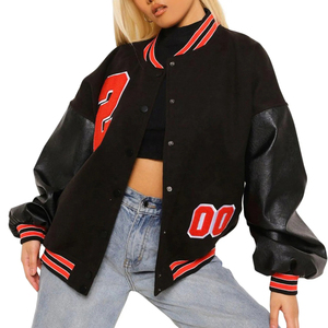 Venta al por mayor en blanco bombardero chaqueta universitaria hombres Letterman Varsity chaqueta hombres Varsity chaqueta Letterman béisbol americano - Product Image 4