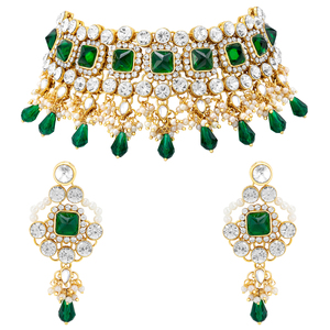 Nouvelle mode indienne collier bracelet bague et boucle d'oreille bijoux de mariée Mehndi ensembles de bijoux de mariée en vrac quantité ensembles de bijoux - Product Image 3