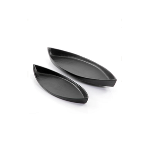 ชุดจานอลูมิเนียมสีทองสำหรับเสิร์ฟอาหารจานช็อคโกแลตสามขนาด - Product Image 2