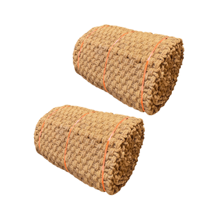 Rouleau de tapis en fibre de coco pour la construction routière, protection contre l'érosion, usage courant, couleur brune - Product Image 1