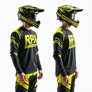 Maillot de course de motocross personnalisé pour hommes, vêtements de course à manches longues, maillots de vélo ATV, maillots de sport de moto KTM, matériel à séchage rapide - Product Image 4