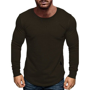 Sudaderas informales de manga larga de Color sólido de alta calidad para hombre, sudadera fresca de moda para invierno - Product Image 2