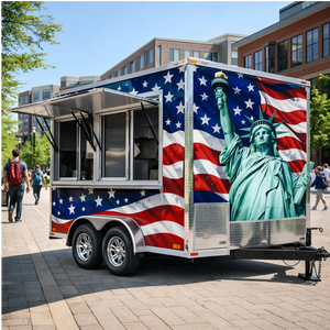 Camion de restauration mobile, chariot alimentaire, fourgon de traiteur entièrement équipé, concession de restauration rapide de rue à vendre aux États-Unis et en Europe - Product Image 2