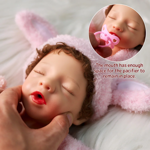 Babeside Toptan 16'' Tam Silikon Yeniden Doğmuş Bebek Bebek Gerçekçi Uyuyan Kız Moda Bebek Mini Yumuşak Oyuncak - Product Image 5