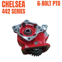 Sistema Hidráulico PTO para Camiones Chelsea Serie 442 442XQAHX-V3XD, Toma de Fuerza Hidráulica, Montaje Estándar de 6 Pernos, Cambio Neumático