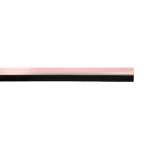 Joint de porte en PVC transparent avec brosse, 1 mètre - Product Image 1