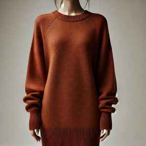 Women's Casual Cartoon Pattern Pullover Sweater-Regular <b>Length</b> Knitted Covered Button with Lace and Flowers for Autumn Winter - Product Image 1