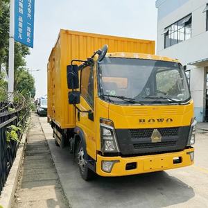 Vente chaude 4x2 6 Roues Howo Light Van Cargo Truck 3T <span class=keywords><strong>5T</strong></span> 8T Mini Cargo Van Truck Petit Cargo Truck - Product Image 2