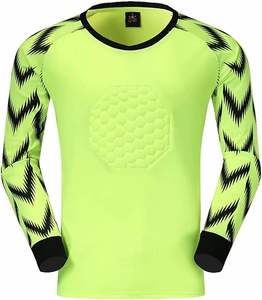 Gardien de but Jersey pantalon ensemble adulte à manches longues football gardien chemises uniforme Kit couleurs et tailles personnalisées 100% Polyester - Product Image 6