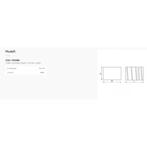 Tubería Flexible de PVC Tecnosystemi para Sistemas HVAC, Succión y Ventilación 11161388 - Product Image 2