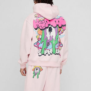 เสื้อสวมหัวสำหรับผู้ชายเสื้อฮู้ดพิมพ์ลายโลโก้ตามสั่ง - Product Image 2