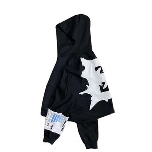 Sudaderas con Capucha de Felpa 100% Algodón, Bordadas con Diseño Personalizado, Estilo Urbano Otoñal, Lavado Ácido, Corte Holgado, Precio al por Mayor - Product Image 3