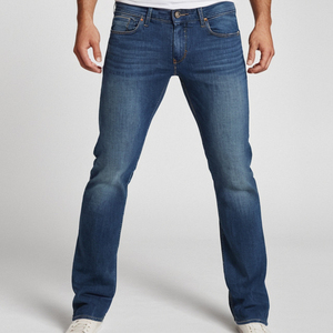 Pantalón largo de mezclilla para hombre de primera calidad con tela elástica cómoda, ajuste Delgado moderno, acabado de lavado de alta calidad, ideal para uso diario informal - Product Image 2