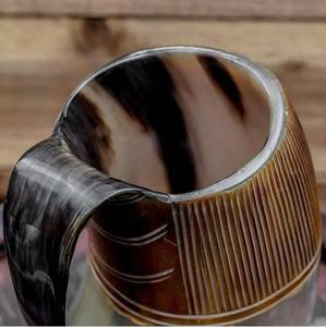 แก้วมักรูปเขาควายสำหรับดื่มมีโลโก้ออกแบบได้ตามต้องการ - Product Image 6