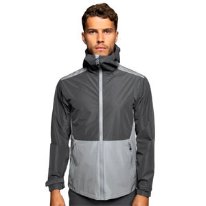 Diseño personalizado al aire libre correr para hombre más tamaño chaqueta cortavientos suave poliéster lluvia chaqueta impermeable para los hombres al por mayor OEM - Product Image 1