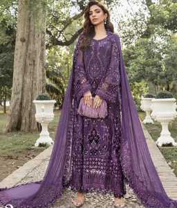 AA IMPEX elegante boda moderna Shalwar Qameez vestido bordado pesado y decoración de encaje de cristal para ropa de fiesta o madre de novia - Product Image 4