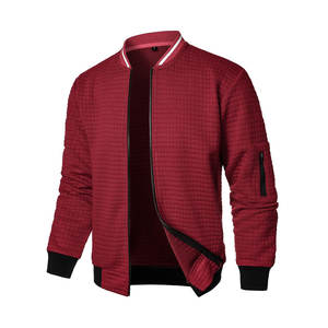 Prix compétitif Blouson bombardier pour hommes bonne qualité Blouson bombardier en soie avec impression et broderie sur patch Veste bombardier design pour hommes - Product Image 1