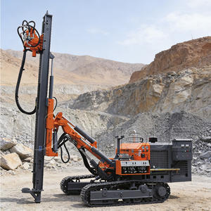 เครื่องเจาะแบบเคลื่อนที่ได้ ระบบไฮดรอลิก DTH สำหรับงานขุดเจาะเหมือง ความลึก 20 เมตร เหมาะสำหรับงานเจาะระเบิดบนพื้นดินในเหมืองหิน - Product Image 5