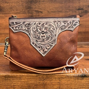 กระเป๋าคลัทช์ใบเล็ก100% หนังวัวแท้กระเป๋าซิปยาวสำหรับผู้หญิงขายส่งใหม่ - Product Image 1