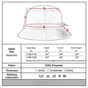 Unisex Winter Thickening Puffer Breathable <b>Sun</b> Protection Bucket Hat with Plain Colored Design for Daily Casual Use - Product Image 2