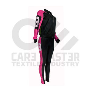 ชุดวอร์มผู้หญิงขายดี ชุดวอร์มฤดูใบไม้ผลิ ขายดี ทรงปกติ ชุดเดียว สีพื้น สไตล์ลำลอง คุณภาพสูง ผ้าสแปนเด็กซ์/โพลีเอสเตอร์ - Product Image 5