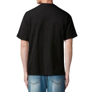 Camisetas personalizadas con diamantes de imitación de alta calidad, camiseta personalizada de algodón 100% para hombre, camisetas holgadas de Fitness con diamantes de imitación para hombre - Product Image 4