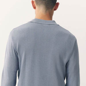 Camisas de manga larga para hombre de estilo único de punto informal, ropa de invierno de moda con etiqueta privada personalizada, camisas de manga larga para hombre de punto - Product Image 4