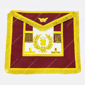 REGISTRE ADJOINT DE L'ORDRE MAÇONNIQUE D'ATHELSTAN-TABLIER DE FRANC-MAÇON GRAND - Product Image 1