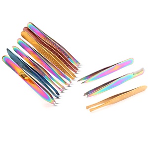 9 Pinzas Diferentes para Cejas, para Eliminar Vello Facial Encarnado, para Hombres y Mujeres, Gran Precisión, Agarre de Diamante - Product Image 3