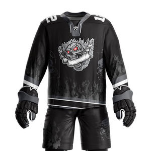Uniforme de Hockey sobre Hielo Personalizado de Poliéster para Hombre y Mujer, el Más Vendido en Línea, a la Venta a Precio Económico, OEM Personalizado - Product Image 4