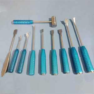Nouvel ensemble de 10 instruments d'ostéotomie périacétabulaire manuels en acier inoxydable, outils chirurgicaux orthopédiques pour la chirurgie osseuse de la hanche - Product Image 1