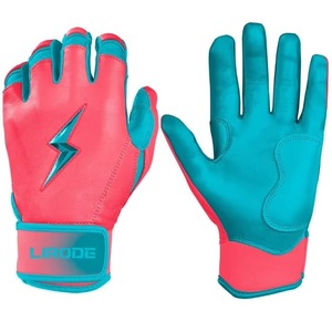 Gants de frappe en cuir numérique de chèvre professionnels unisexes à long poignet, équipement de baseball, meilleurs gants de frappe en cuir de chèvre sublimés - Product Image 6