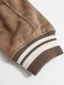 Blouson aviateur en velours côtelé de haute qualité pour hommes, motif de baseball Letterman personnalisé pour rester au chaud en hiver - Product Image 6