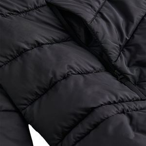 New Arrival <b>Black</b> Color Quilted Puffer <b>Jacket</b> for <b>Women</b> Custom Logo Breathable Fabric Cotton Filling Padded Winter Parka <b>Jacket</b> - Product Image 6