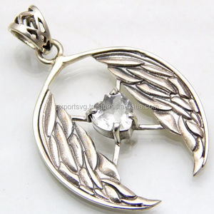 925เงินสเตอริ่งสำหรับผู้หญิงเครื่องประดับงานเลี้ยงทางศาสนาเครื่องประดับควอตซ์น่ารักจี้แฟชั่นที่น่าสนใจมีเสน่ห์ - Product Image 1