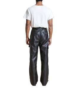 กางเกงคาร์โก้ผู้ชายเอวสูงมีกระเป๋าเอวสูงกางเกงขาแบบลำลองขายาว - Product Image 3