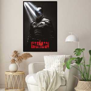 Póster Moderno de Batman con Retrato de Robert Pattinson en Estilo de Diseño con Sombras - Product Image 4